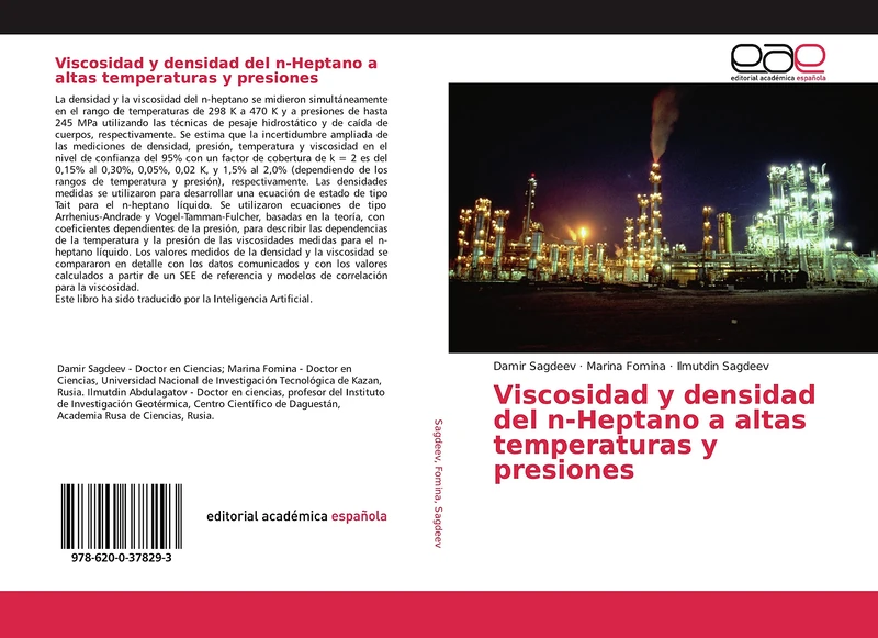 Viscosidad y densidad del n-Heptano a altas temperaturas y presiones - Image 1
