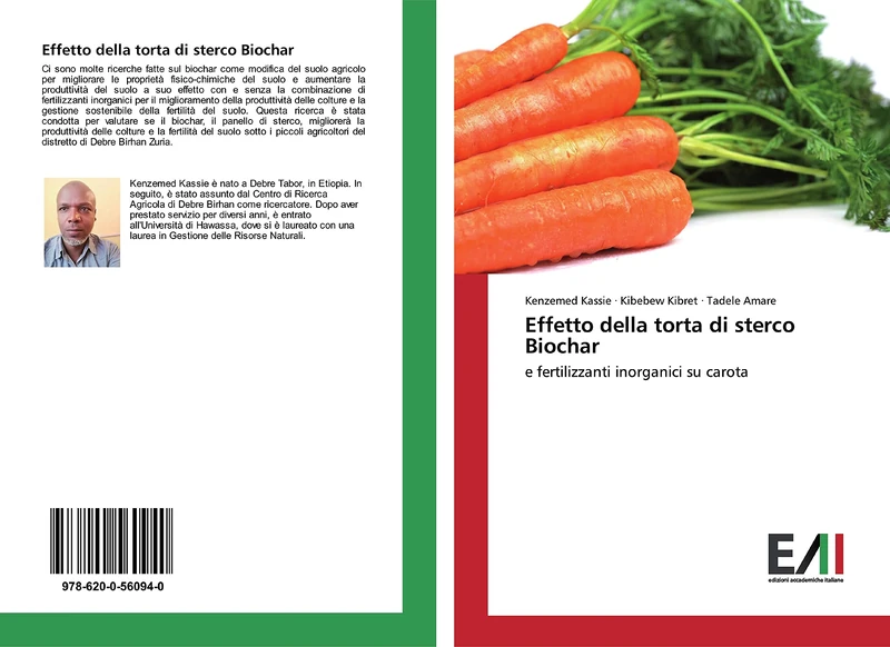 Effetto della torta di sterco Biochar: e fertilizzanti inorganici su carota
