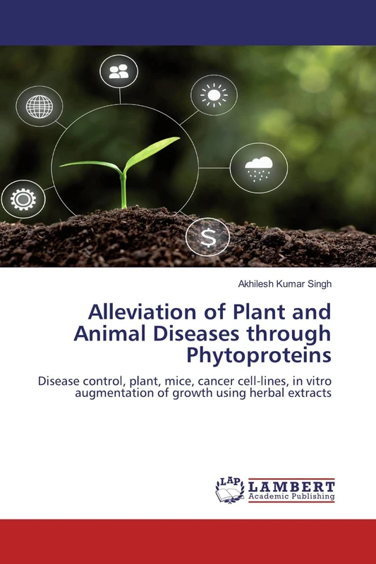 Alleviation of Plant and Animal Diseases through Phytoproteins: Disease control, plant, mice, cancer cell-lines, in vitro augmentation of growth using herbal extracts