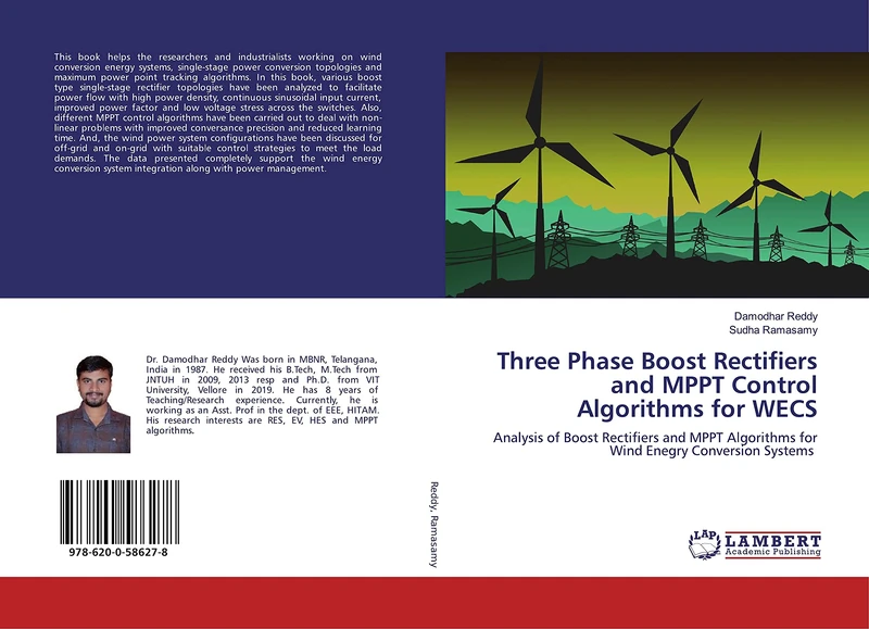 Three Phase Boost Rectifiers and MPPT Control Algorithms for WECS: Analysis of Boost Rectifiers and MPPT Algorithms for Wind Enegry Conversion Systems - Image 1