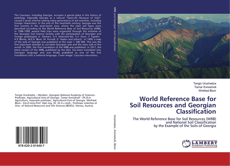 World Reference Base for Soil Resources and Georgian Classification: The World Reference Base for Soil Resources (WRB) and National Soil Classification by the Example of the Soils of Georgia