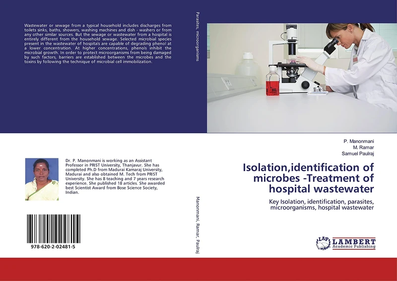 Isolation,identification of microbes -Treatment of hospital wastewater: Key Isolation, identification, parasites, microorganisms, hospital wastewater