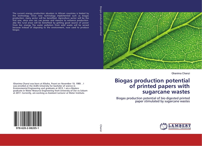 Biogas production potential of printed papers with sugarcane wastes: Biogas production potential of bio digested printed paper stimulated by sugarcane wastes - Image 1