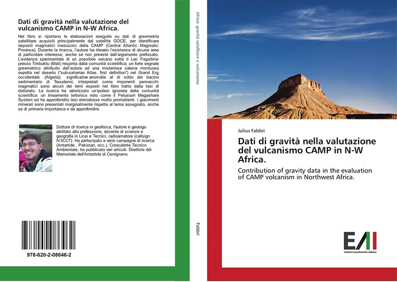 Dati di gravità nella valutazione del vulcanismo CAMP in N-W Africa.: Contribution of gravity data in the evaluation of CAMP volcanism in Northwest Africa. - Image 1