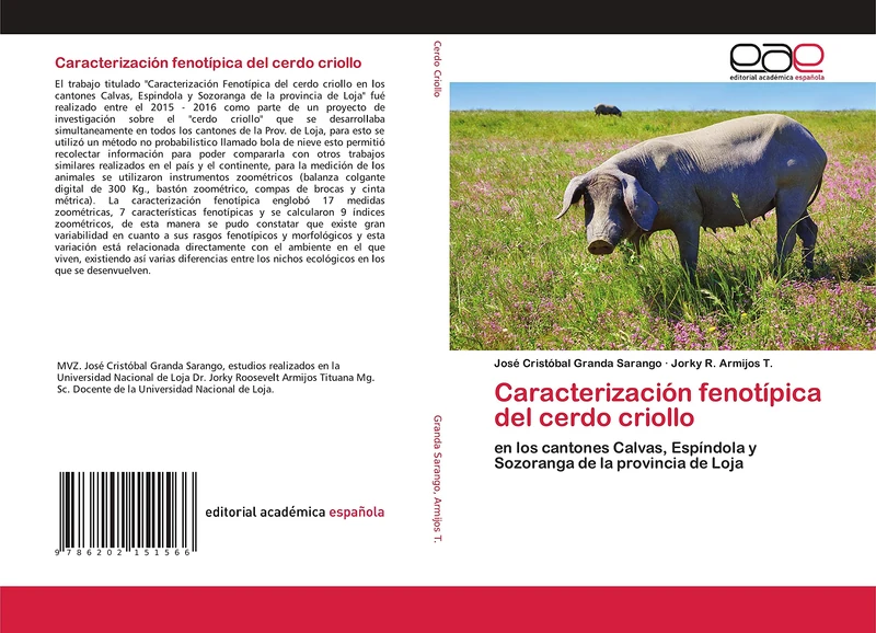 Caracterización fenotípica del cerdo criollo: en los cantones Calvas, Espíndola y Sozoranga de la provincia de Loja - Image 1