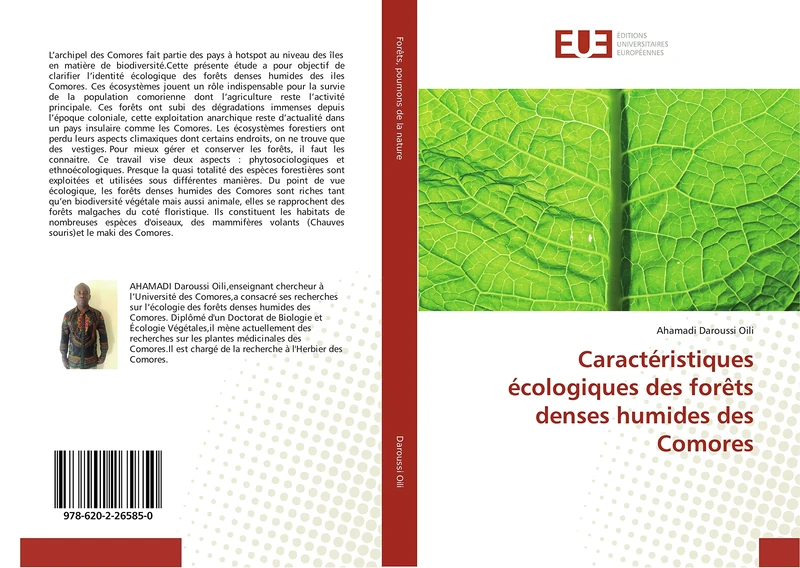Caractéristiques écologiques des forêts denses humides des Comores
