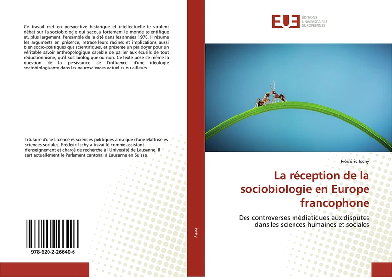 La réception de la sociobiologie en Europe francophone: Des controverses médiatiques aux disputes dans les sciences humaines et sociales - Image 1