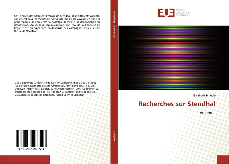 Recherches sur Stendhal: Volume I