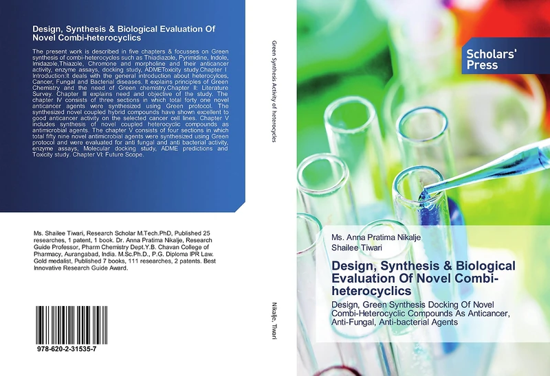 Design, Synthesis & Biological Evaluation Of Novel Combi-heterocyclics: Design, Green Synthesis Docking Of Novel Combi-Heterocyclic Compounds As Anticancer, Anti-Fungal, Anti-bacterial Agents
