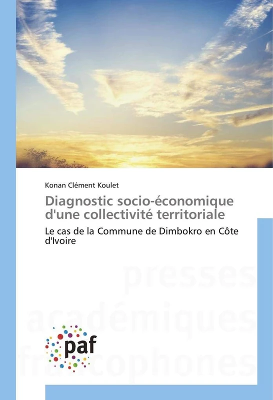 Diagnostic socio-économique d'une collectivité territoriale: Le cas de la Commune de Dimbokro en Côte d'Ivoire