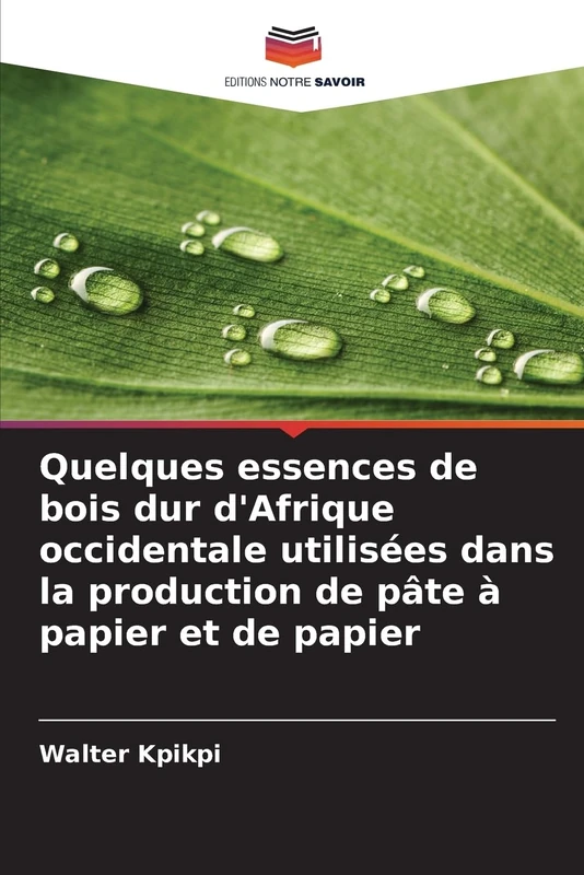 Quelques essences de bois dur d'Afrique occidentale utilisées dans la production de pâte à papier et de papier - Image 1