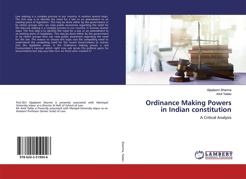 Ordinance Making Powers in Indian constitution: A Critical Analysis