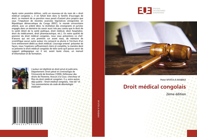Droit médical congolais: 2ème édition