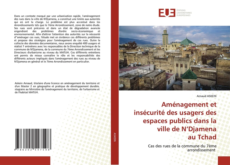 Aménagement et insécurité des usagers des espaces publics dans la ville de N’Djamena au Tchad: Cas des rues de la commune du 7ème arrondissement - Image 1