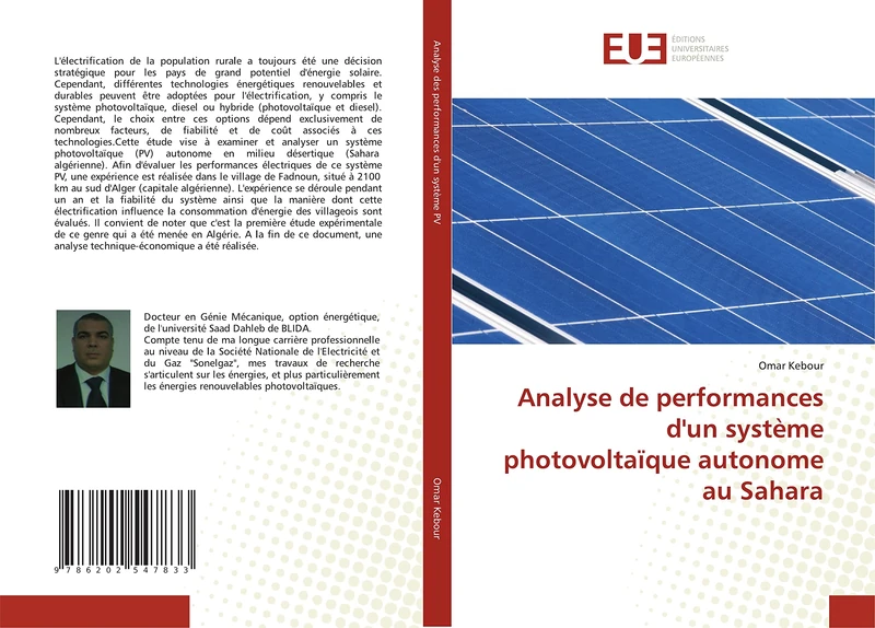 Analyse de performances d'un système photovoltaïque autonome au Sahara