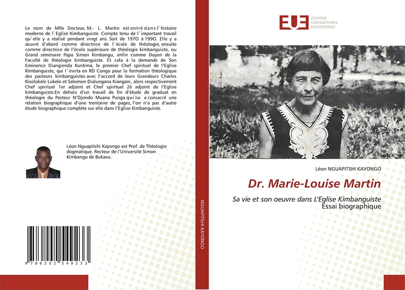Dr. Marie-Louise Martin: Sa vie et son oeuvre dans L'Eglise KimbanguisteEssai biographique - Image 1