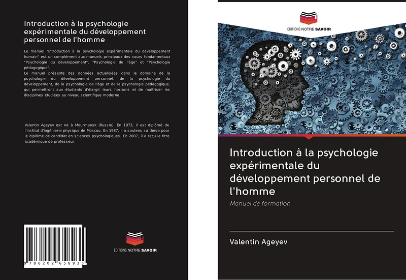 Introduction à la psychologie expérimentale du développement personnel de l'homme: Manuel de formation