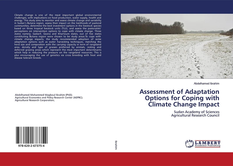 Assessment of Adaptation Options for Coping with Climate Change Impact: Sudan Academy of SciencesAgricultural Research Council