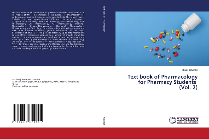 Text book of Pharmacology for Pharmacy Students (Vol. 2) - Image 1