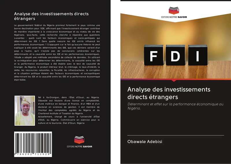 Analyse des investissements directs étrangers: Déterminant et effet sur la performance économique au Nigéria.