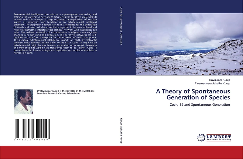 A Theory of Spontaneous Generation of Species: Covid 19 and Spontaneous Generation