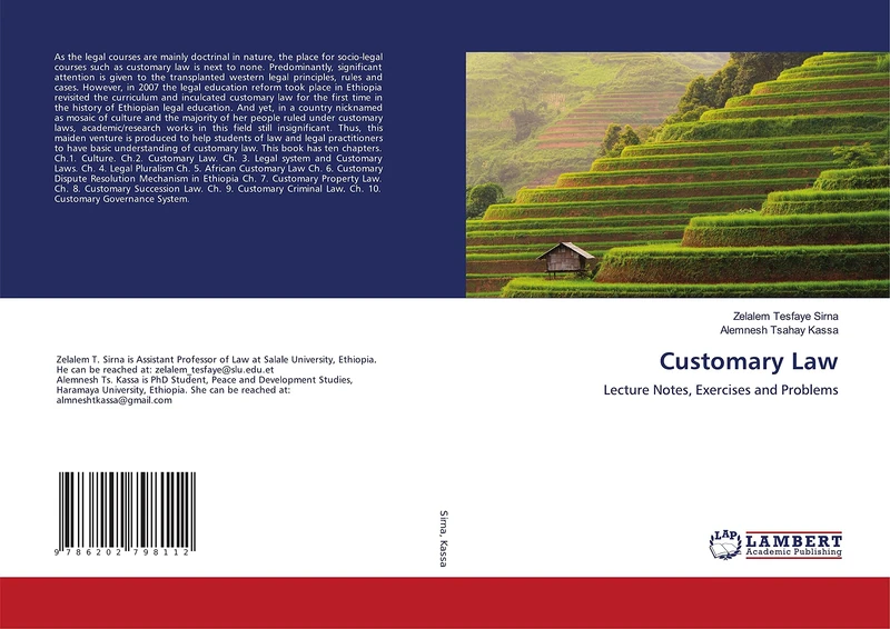 Customary Law: Lecture Notes, Exercises and Problems