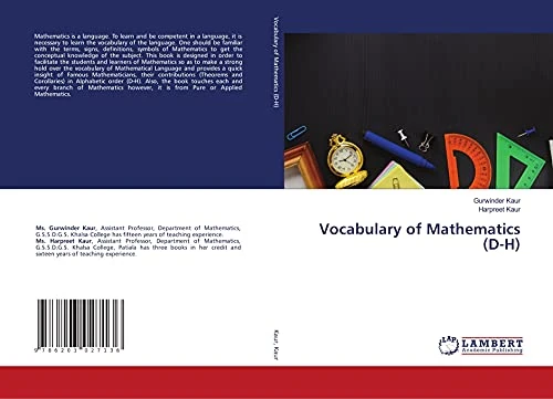 Vocabulary of Mathematics (D-H)