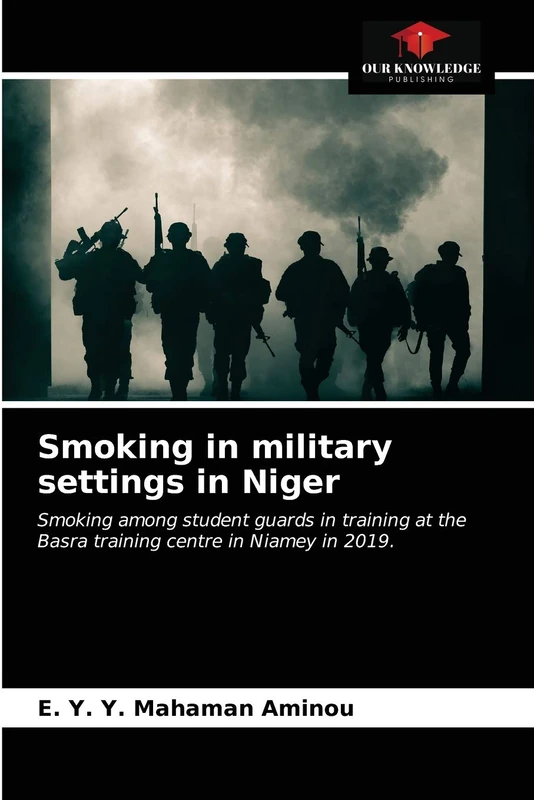 Smoking in military settings in Niger: Smoking among student guards in training at the Basra training centre in Niamey in 2019.