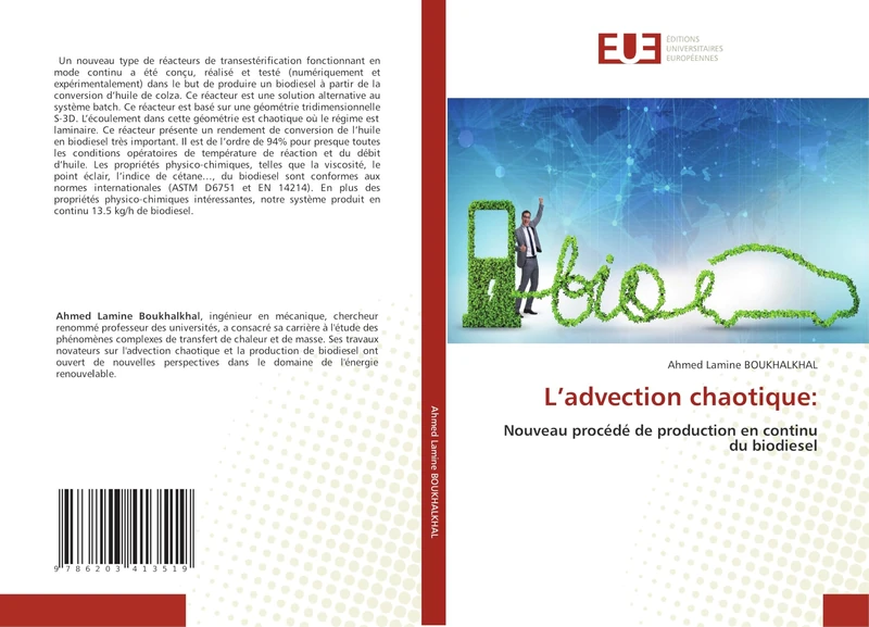 L’advection chaotique:: Nouveau procédé de production en continu du biodiesel