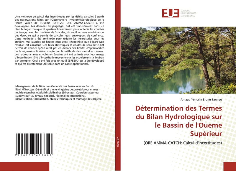 Détermination des Termes du Bilan Hydrologique sur le Bassin de l'Oueme Supérieur: (ORE AMMA-CATCH: Calcul d'incertitudes) - Image 1