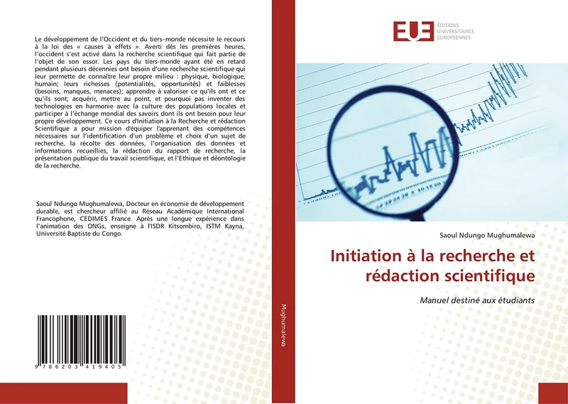 Initiation à la recherche et rédaction scientifique: Manuel destiné aux étudiants