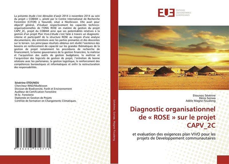 Diagnostic organisationnel de « ROSE » sur le projet CAPV_2C: et evaluation des exigences plan VIVO pour les projets de Developpement communautaires - Image 1