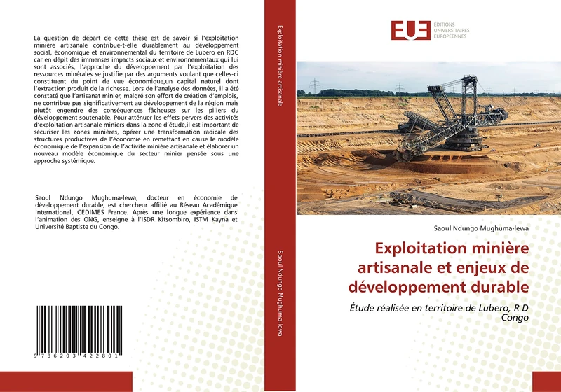 Exploitation minière artisanale et enjeux de développement durable: Étude réalisée en territoire de Lubero, R D Congo - Image 1
