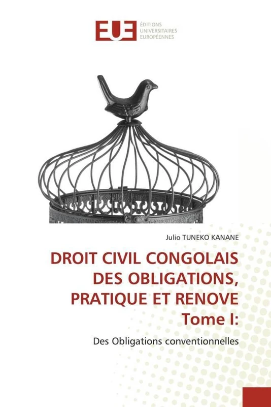 DROIT CIVIL CONGOLAIS DES OBLIGATIONS, PRATIQUE ET RENOVE Tome I:: Des Obligations conventionnelles