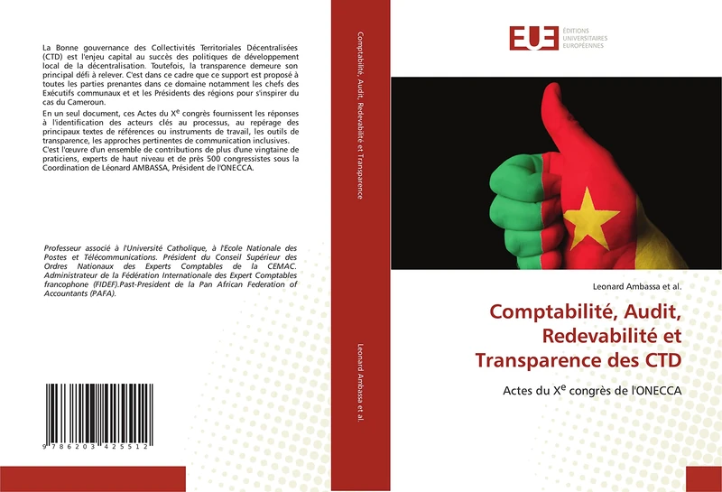 Comptabilité, Audit, Redevabilité et Transparence des CTD: Actes du Xe congrès de l'ONECCA - Image 1