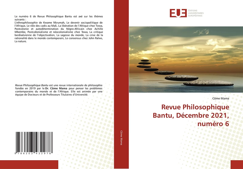 Revue Philosophique Bantu, Décembre 2021, numéro 6 - Image 1