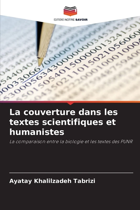 La couverture dans les textes scientifiques et humanistes: La comparaison entre la biologie et les textes des PUNR