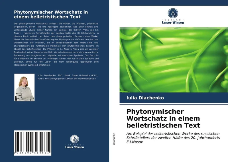 Phytonymischer Wortschatz in einem belletristischen Text: Am Beispiel der belletristischen Werke des russischen Schriftstellers der zweiten Hälfte des 20. Jahrhunderts E.I.Nosov