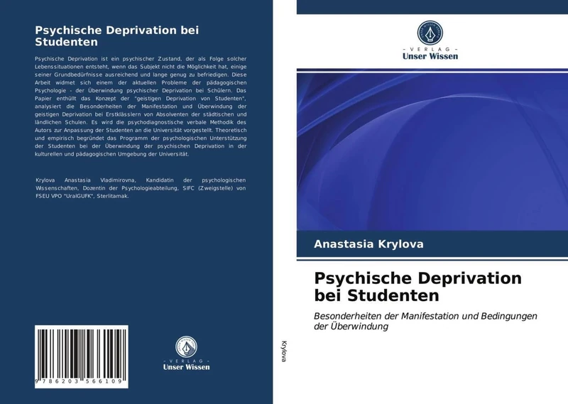 Psychische Deprivation bei Studenten: Besonderheiten der Manifestation und Bedingungen der Überwindung