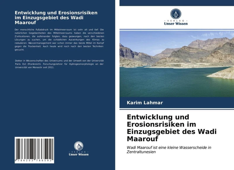 Entwicklung und Erosionsrisiken im Einzugsgebiet des Wadi Maarouf: Wadi Maarouf ist eine kleine Wasserscheide in Zentraltunesien - Image 1