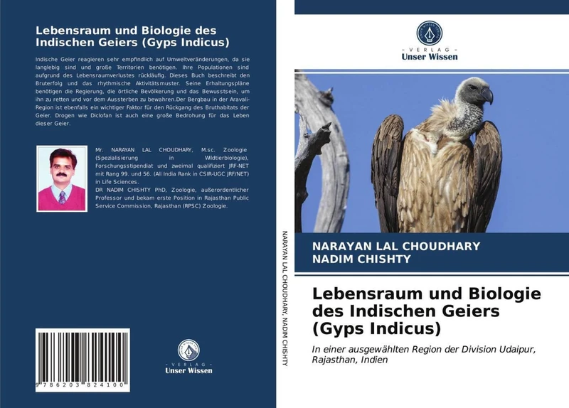 Lebensraum und Biologie des Indischen Geiers (Gyps Indicus): In einer ausgewählten Region der Division Udaipur, Rajasthan, Indien - Image 1