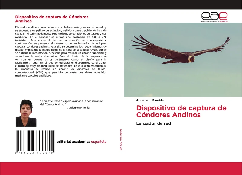 Dispositivo de captura de Cóndores Andinos: Lanzador de red