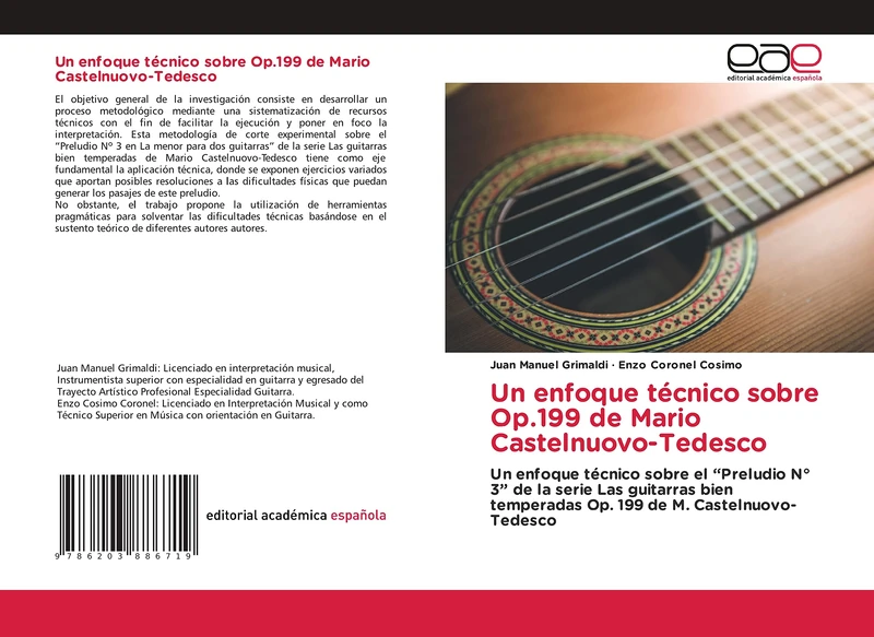Un enfoque técnico sobre Op.199 de Mario Castelnuovo-Tedesco: Un enfoque técnico sobre el “Preludio N° 3” de la serie Las guitarras bien temperadas Op. 199 de M. Castelnuovo-Tedesco - Image 1
