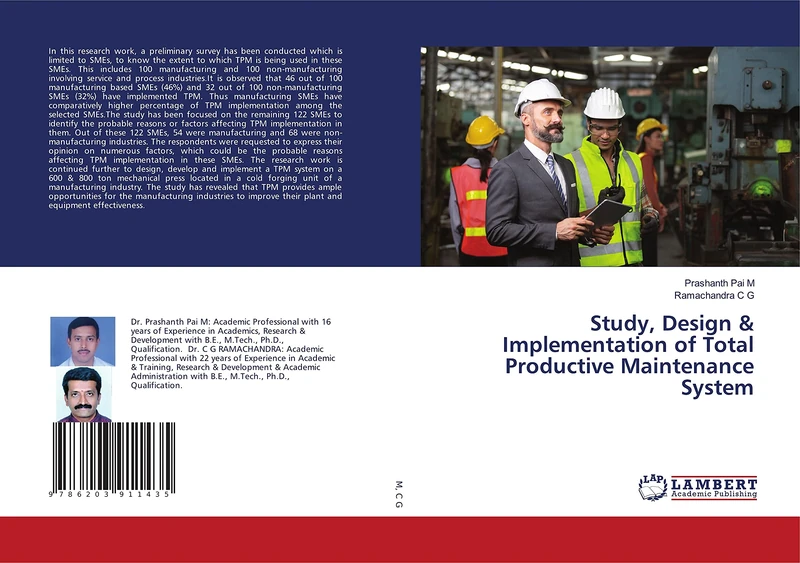 Study, Design & Implementation of Total Productive Maintenance System