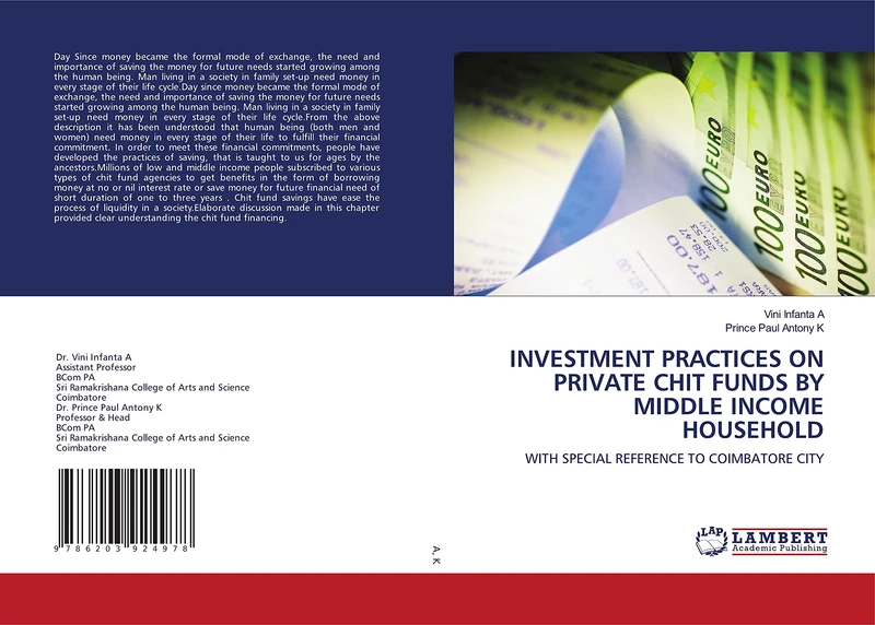 INVESTMENT PRACTICES ON PRIVATE CHIT FUNDS BY MIDDLE INCOME HOUSEHOLD: WITH SPECIAL REFERENCE TO COIMBATORE CITY