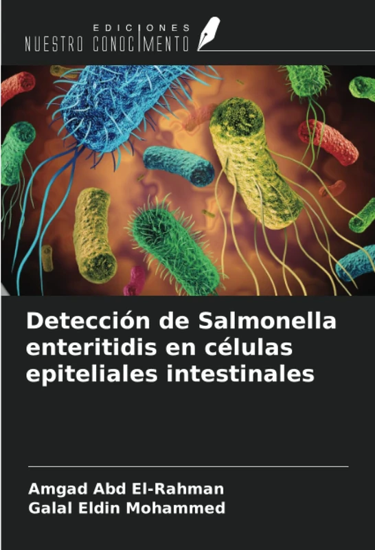 Detección de Salmonella enteritidis en células epiteliales intestinales