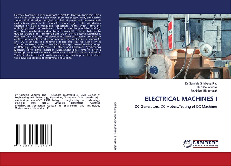 ELECTRICAL MACHINES I: DC Generators, DC Motors,Testing of DC Machines