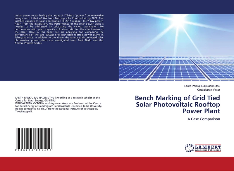 Bench Marking of Grid Tied Solar Photovoltaic Rooftop Power Plant: A Case Comparison