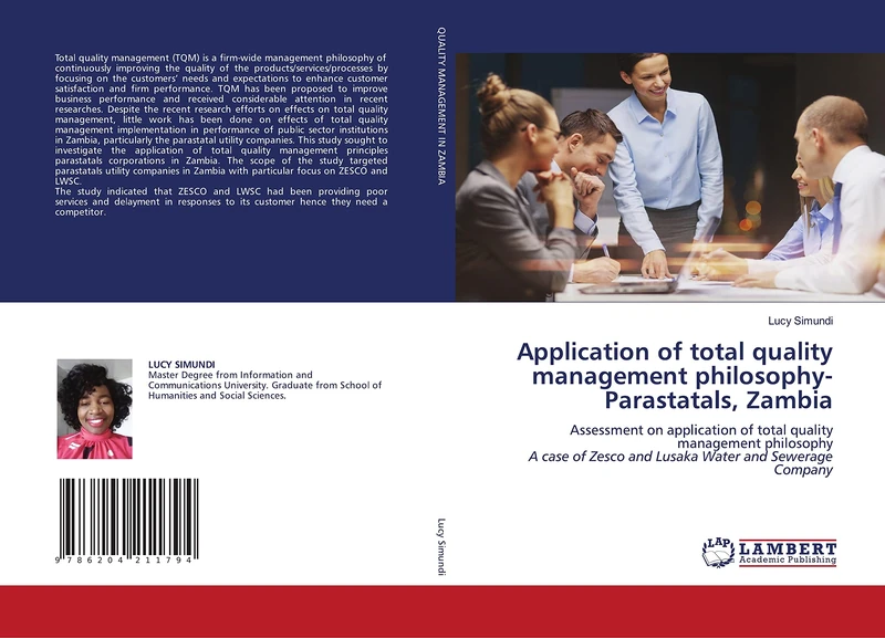 Application of total quality management philosophy-Parastatals, Zambia: Assessment on application of total quality management philosophy A case of Zesco and Lusaka Water and Sewerage Company - Image 1