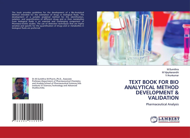 TEXT BOOK FOR BIO ANALYTICAL METHOD DEVELOPMENT & VALIDATION: Pharmaceutical Analysis